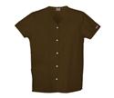 Workwear Snap Front Tunic with Three Patches